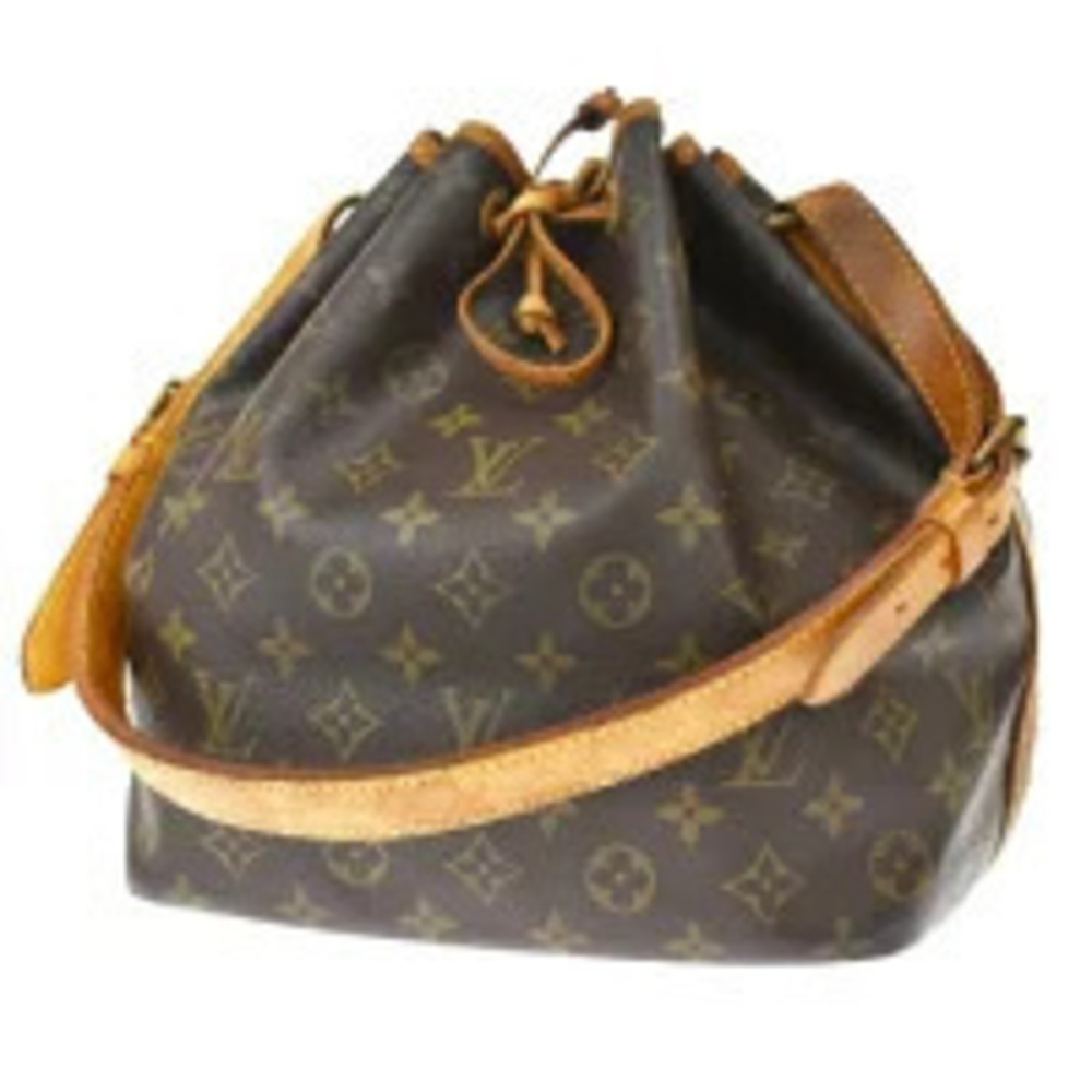 Louis Vuitton Noe Shoulder Bag Drawstring Monogram Leather